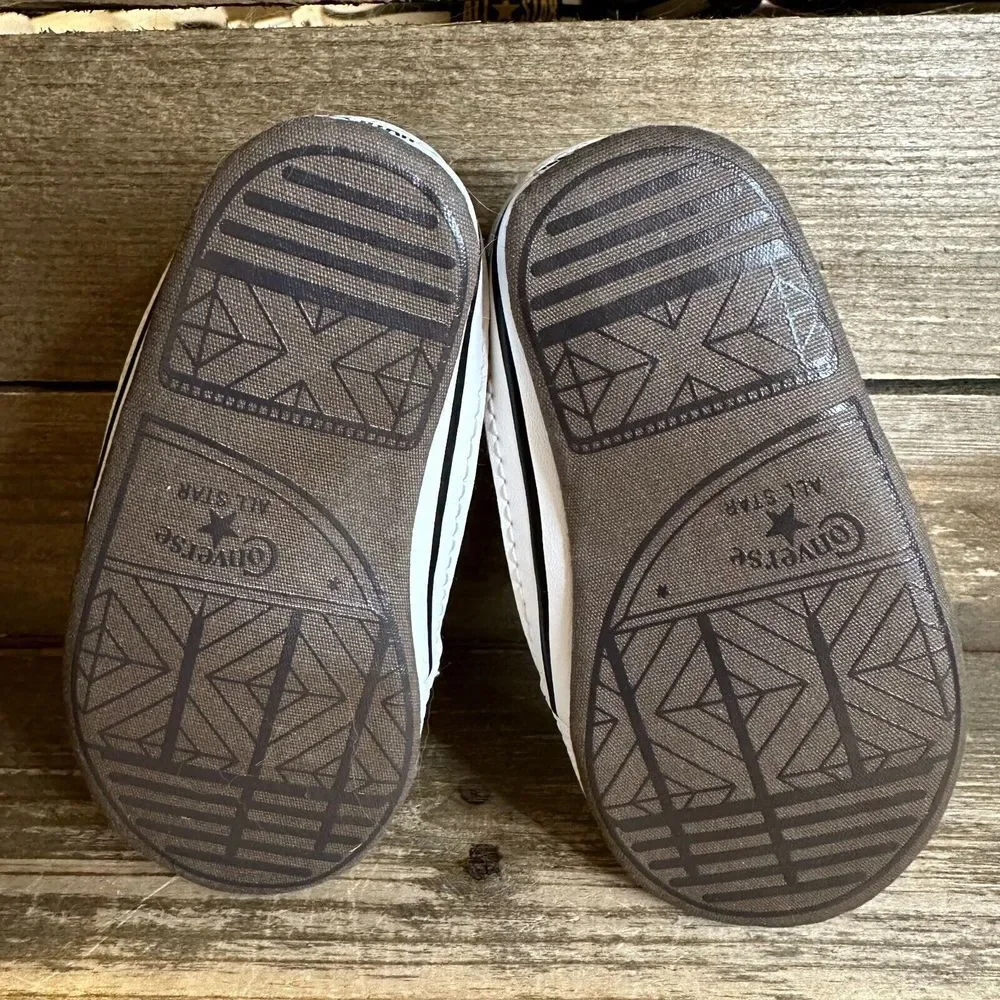 Baby Converse CTAS Navy Blue Canvas Casual Comfort Slip On Sneakers Shoes Size 3